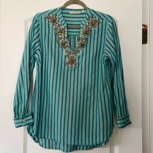 Soft Surroundings Beaded Tortula Tunic